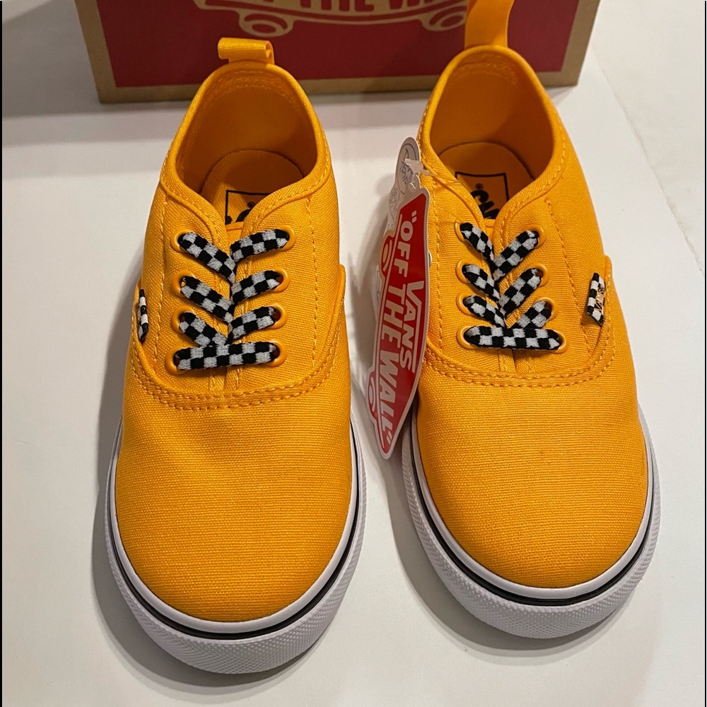 VANS TODDLER CHECK LACE AUTHENTIC ELASTIC LACE SNEAKER
